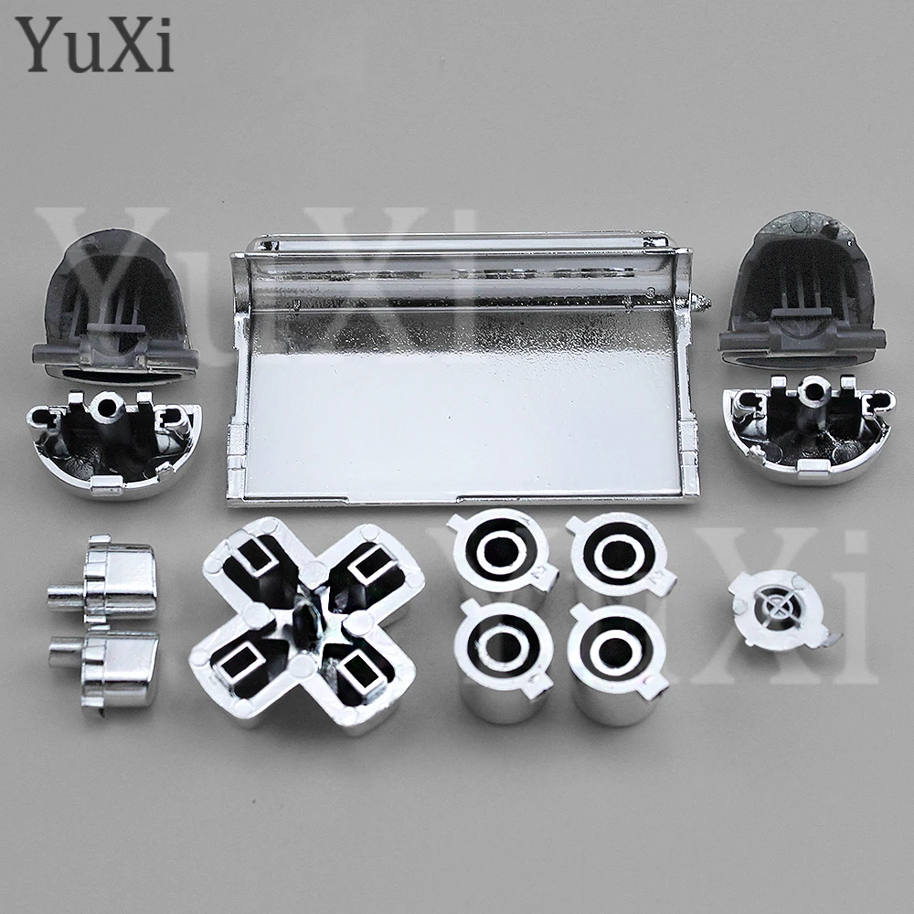 ل PS4 R2 L2 R1 L1 الزناد زر D-pad ABXY لوحة المفاتيح تصفيح زر عدة ل بلاي ستيشن Dualshock 4 JDS JDM 001 011 غمبد