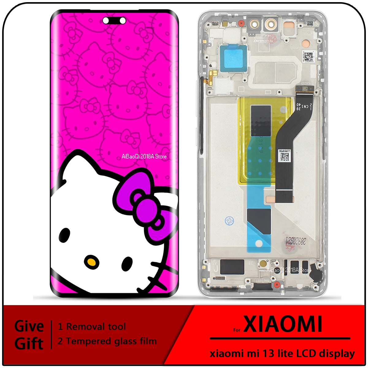 

AMOLED For Xiaomi 13 Lite LCD Display Touch Screen Digitizer Assembly For Xiaomi Mi 13 Lite 13Lite 5G LCD Repair Parts