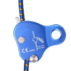 Equipamento de segurança de escalada ao ar livre, Rigging Grasp Rope Belay Devices Automatic Anti Fall Protective Gear, Sobrevivência