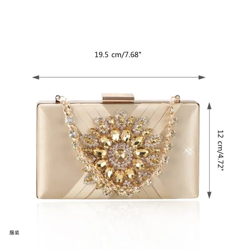 D0UD Wedding Evening Bag for Women Banquet Crossbody Shoulder Bags Cocktail Clutch