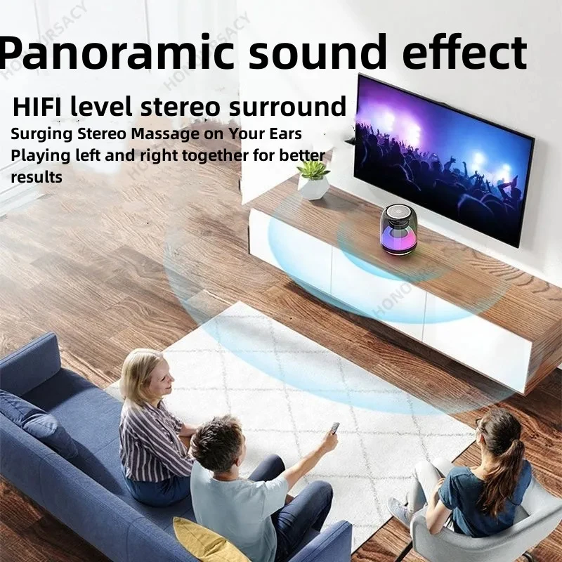 Wireless Bluetooth Speaker Harman Kardon Fourth Generation 360 Degree LED Subwoofer HIFI Sound Quality Desktop Creative TF Gift