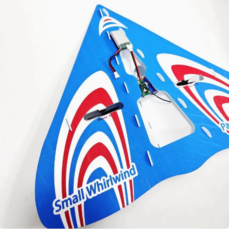 Model Airplane Fixed Wing Magic Board Mini Remote Control Paper Airplane Triangular Wing Electric Aircraft 35cm Wingspan