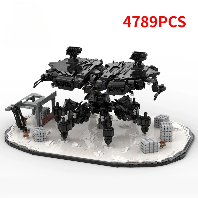 Game Series Mechanical Beast Mecha Monster Building Blocks MOC-173648 Horizonsed Deathbringer Adult Assembly Model Kids Toy Gift