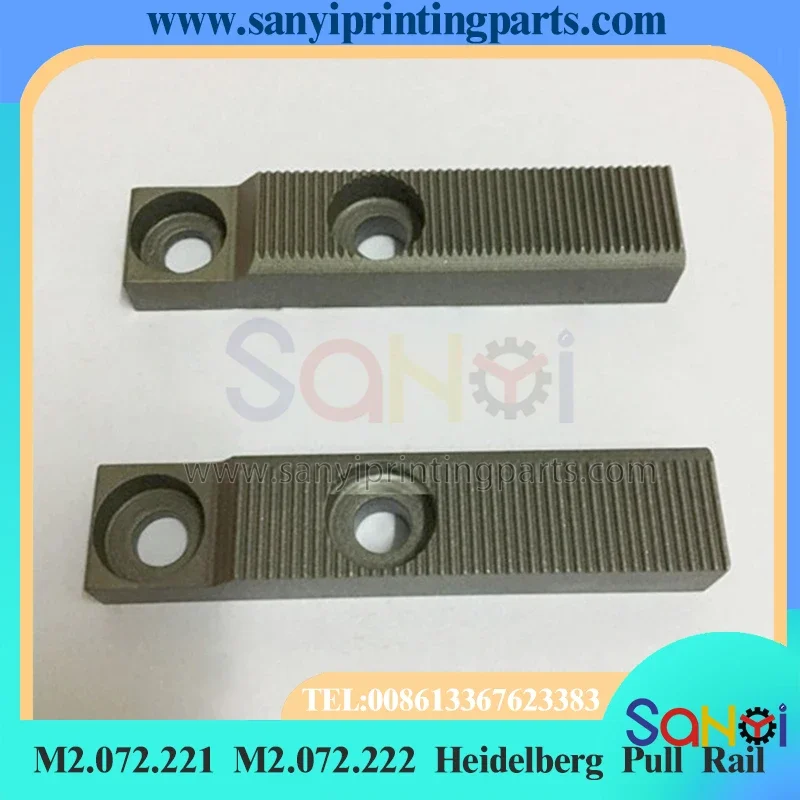 1 Pair Heidelberg Pull Rail SM74 PM74 M2.072.221 M2.072.222 For Printing Machine Parts
