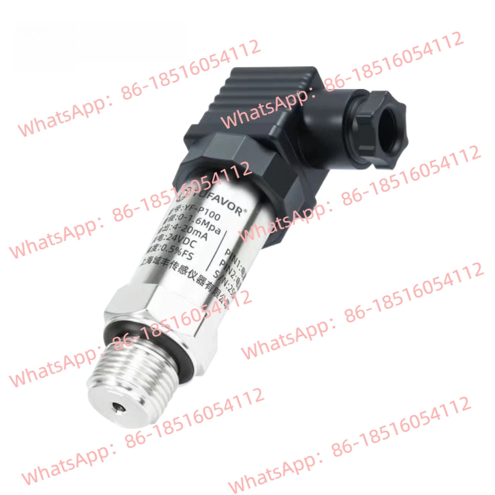 

High Precision Diffused Silicon Pressure Sensor Universal Pressure Transmitter 4-20mA RS485