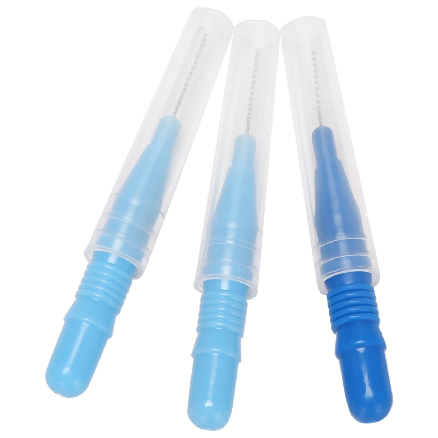 HIM-100Pcs Interdental Brush Teeth Soft  Picks Tooth Floss Interdental Brush Refill  Toothpick Cleaners
