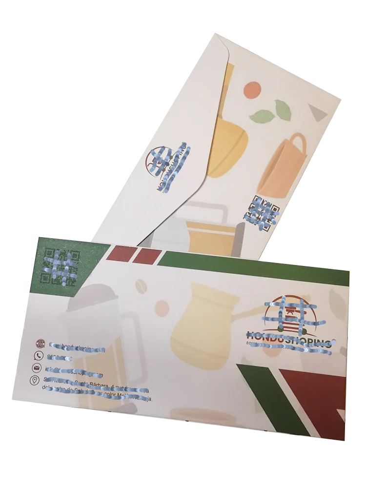 Personalize Wood Pulp Paper Envelope Custom Business Envelopes