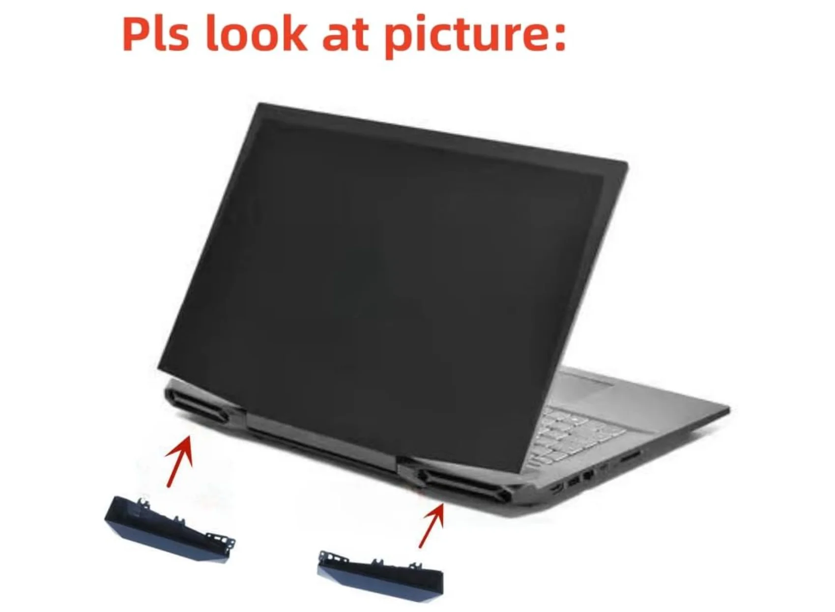 1 para Zawiasów Pokrywy Tylnych Klap do HP Pavilion 15-DK 15T-DK TPN-C141 Laptopa, Osłona Otworu Powietrznego, Pokrywa Wału — zdjęcie produktu 3