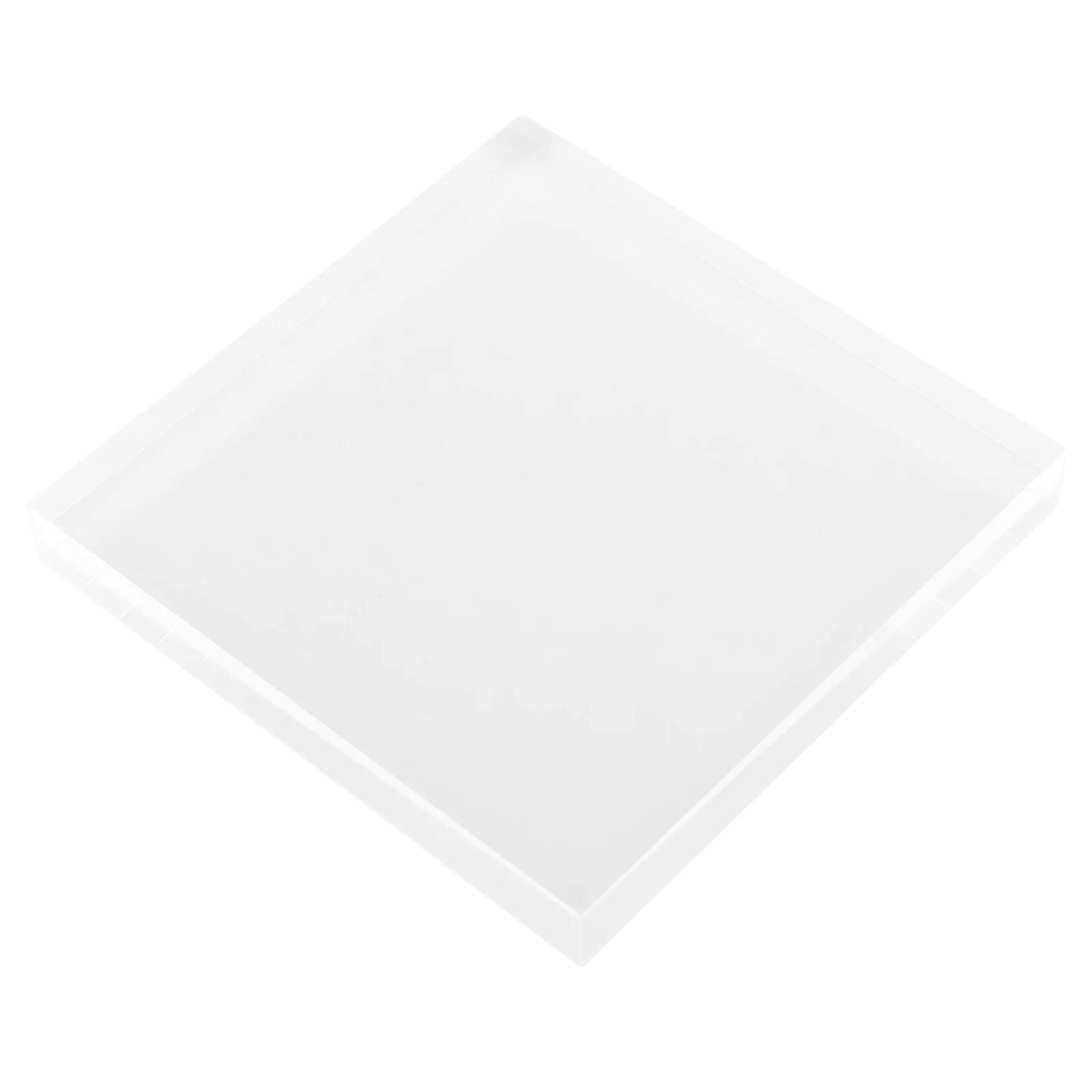 

Clear Acrylic Display Block Multi-Functional Jewelry Stand Ring Showcase Cosmetics Storage Base Elegant Decorative Holder For