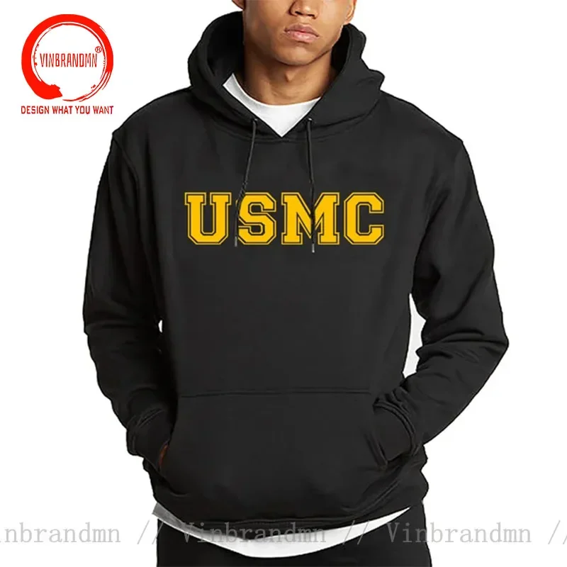 USMC Athletic Marines Hooded Sweatshirts In Military Green Hoodies US Army Marine Hoodie Fleece Pullover Sweaters Hoody Coats