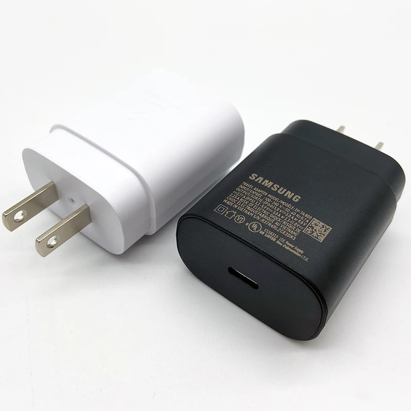 Samsung Tab S8 25W Super Fast Charger US Plug PD Adapter EP-TA800 For Galaxy Z Fold 6 5 Fold4 Flip4 S23 s22 Plus S21 s20 Ultra