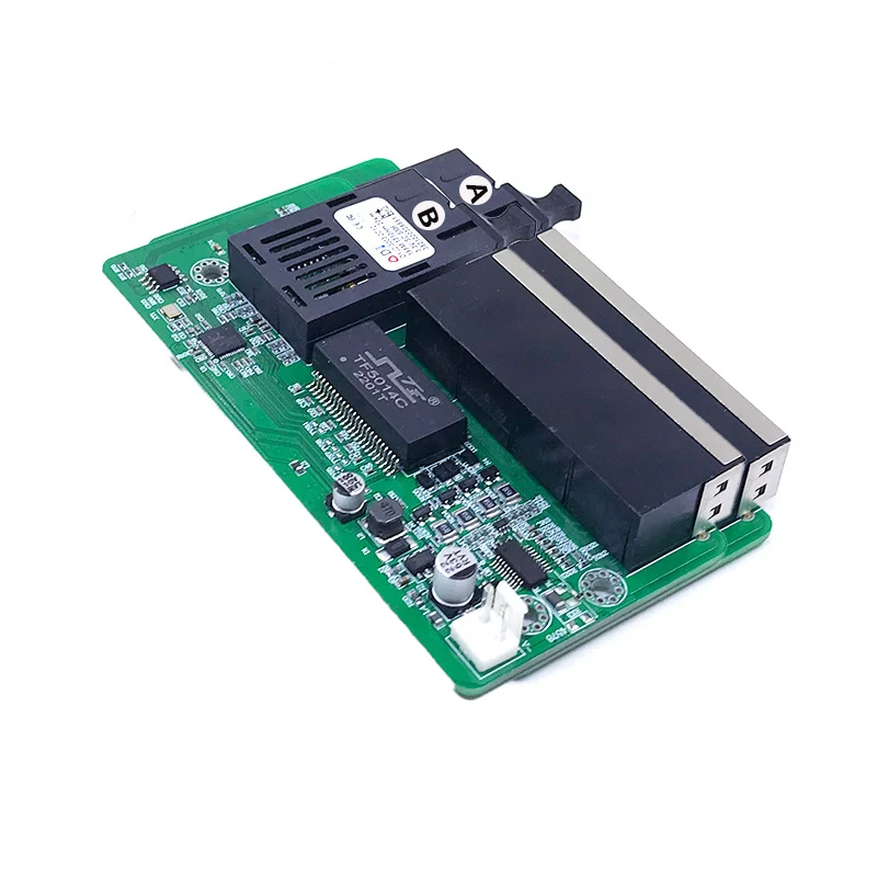 โปรโตคอลมาตรฐาน802.3AF/ที่48V POE OUT/48V Poe Switch 4 10/100 Mbps POE Poort; 1 10/100 Mbps SC 20KM Poe Switch