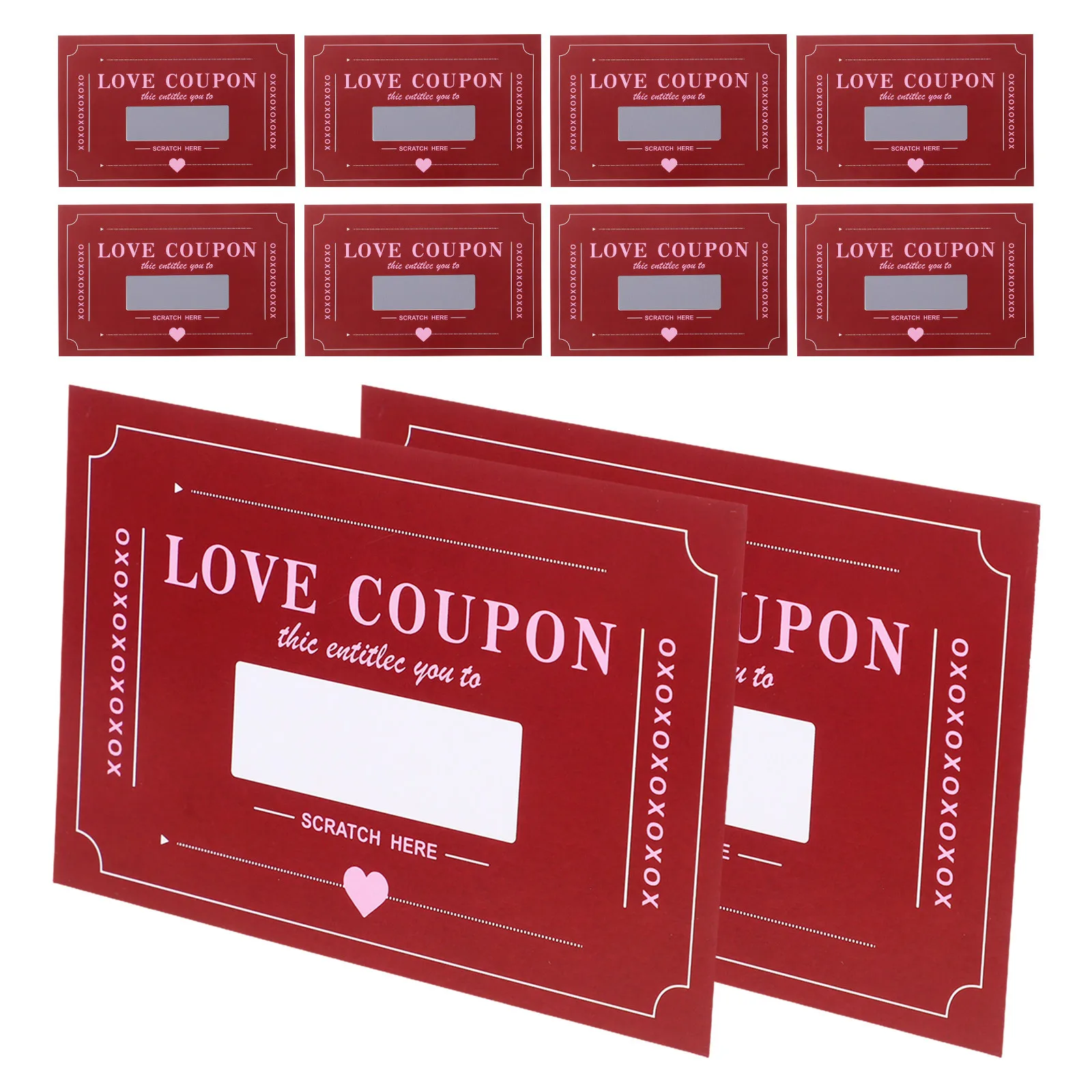 

20 Sheets Scratch Off Valentine Cards for Couples Date DIY Challenge Cards Romantic Surprise Activity Celebration