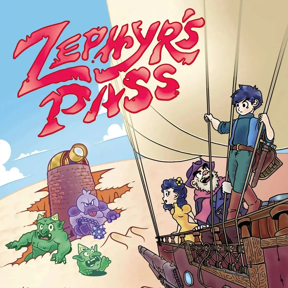 Zephyr's Pass GBC Game Card Random Case