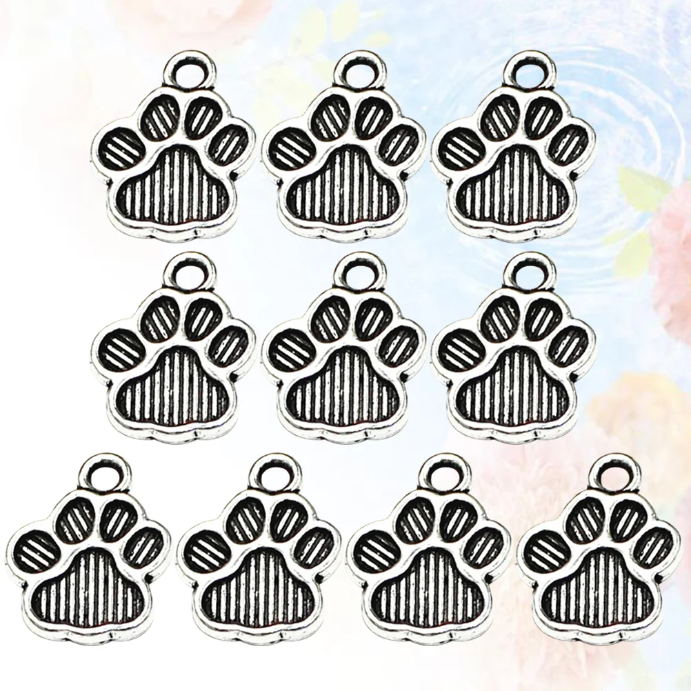

100 Pcs Charm Pendant for Pet Jewelry Making Pendants Alloy Necklace DIY Charms