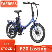 Fafrees F20 Lasting Electric Bike 250W Motor 36V 18.2Ah Battery 20*1.95 inch Tires City E-Bike 25km/h Max Speed 160km Max Range