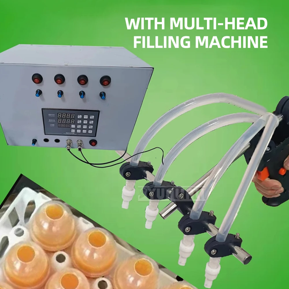 เครื่องบรรจุของเหลวอัตโนมัติ เครื่องบรรจุเชิงปริมาณแบบใช้มือถือ เครื่องบรรจุเครื่องดื่มเชิงพาณิชย์