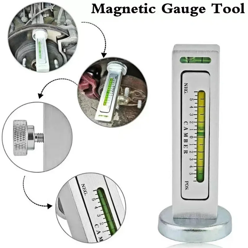 Universal Magnetic Auto Gauge Tool Measure Tools Automobile Camber Castor Strut Wheel Alignment Angle Gauge For Car Truck