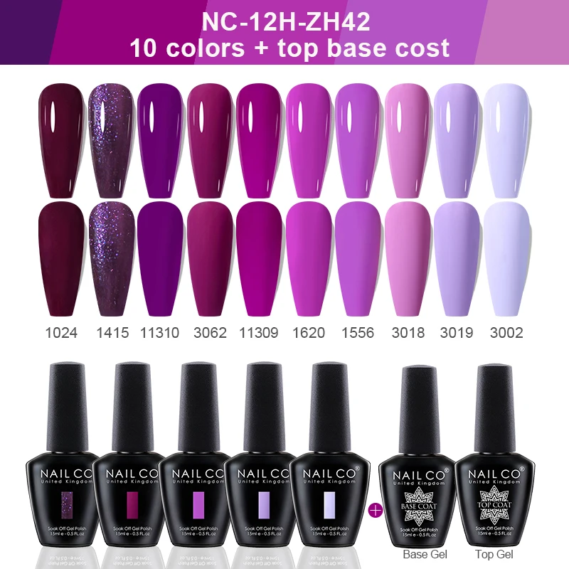 NAILCO 15Ml 12 Mới Gel Móng Tay Bộ Xuân Hè Màu UV Gel Móng Tay Nghệ Thuật Tất Cả Cho Móng Tay sơn Gel Cho Tự Làm Chuyên Gia