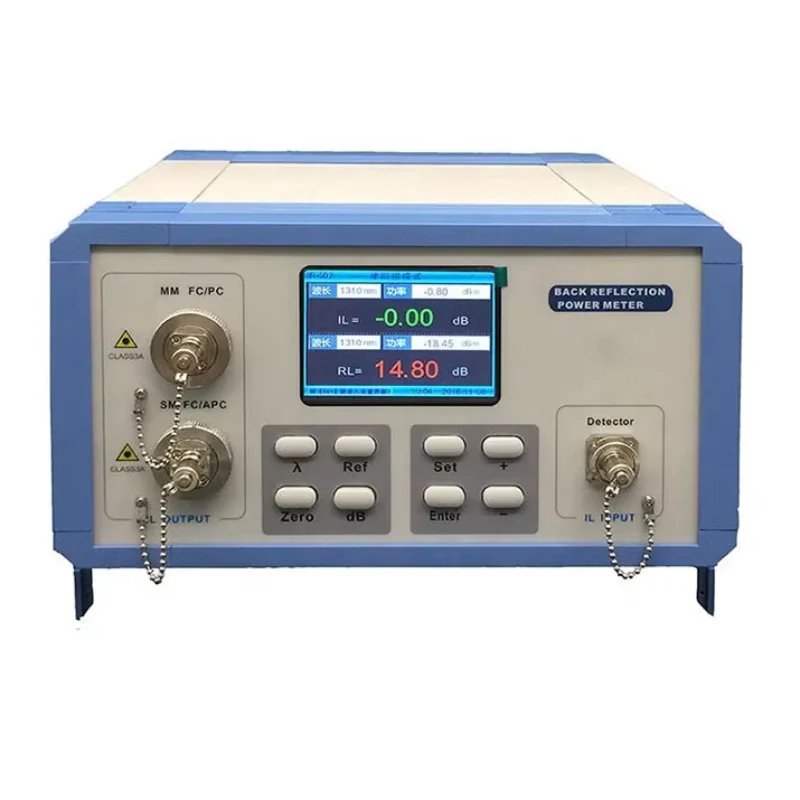 

Hot Selling Insertion Loss And Return Loss Single Mode Multi Mode Testers Optical Fiber Loss Tester