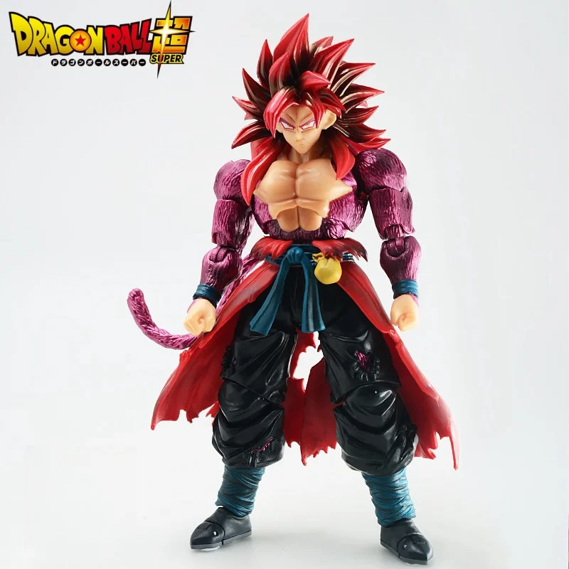 Anime Dragon Ball Figures Demoniacal Fit Son Goku Figure Saiyan 4 Ssj4 Time Jumper Acme Power Goku Jiren Action Figure Gifts