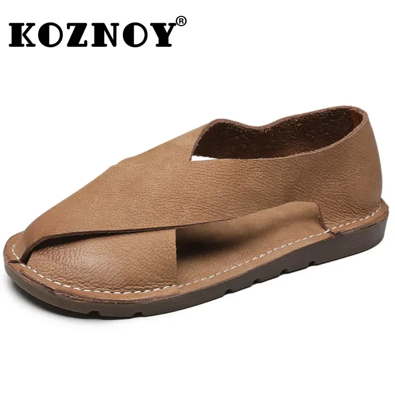 

Koznoy/Новые женские замшевые мокасины из коровьей замши, лоферы на мягкой подошве, удобные летние сандалии без шнуровки из натуральной кожи на мелкой подошве