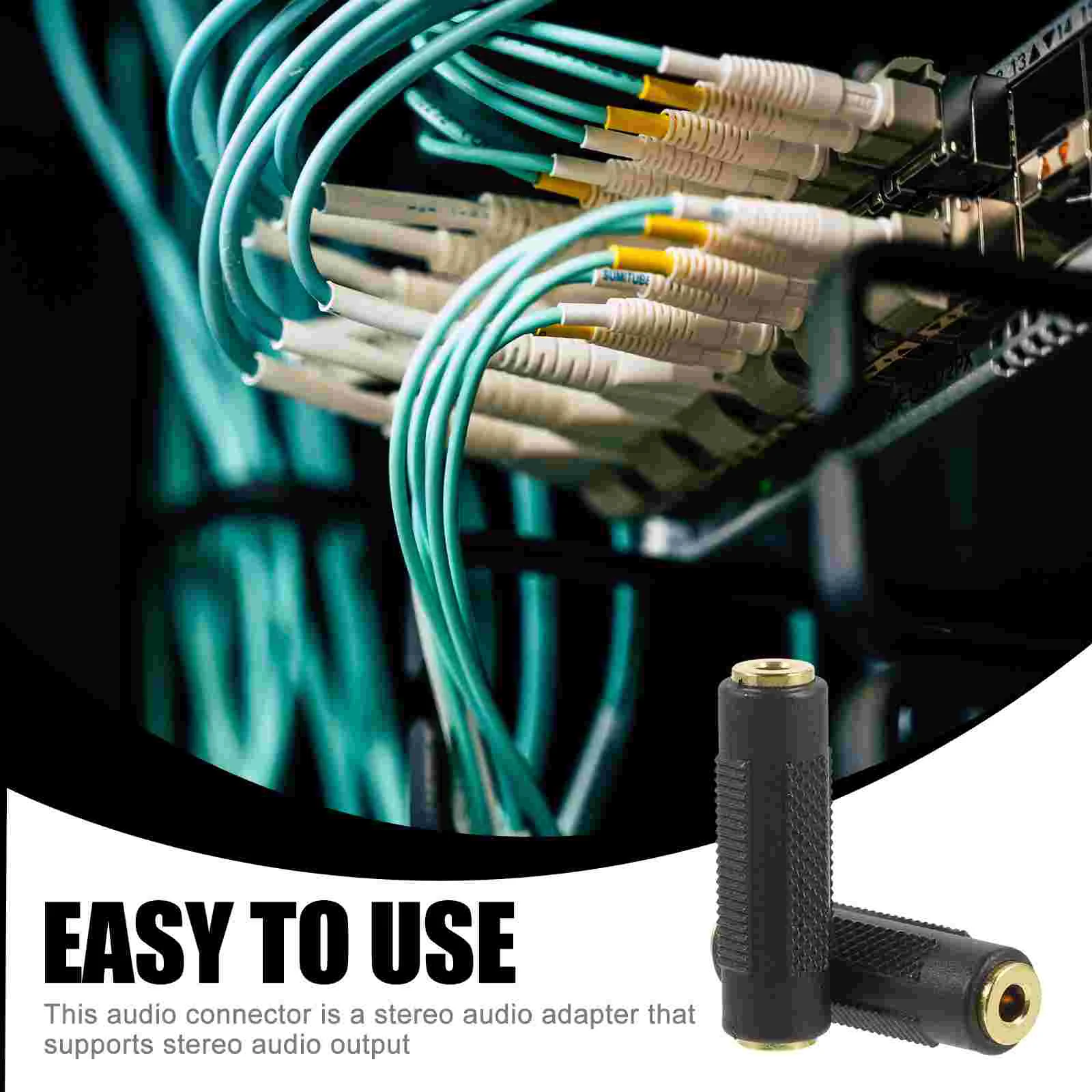 4 stuks 3,5 mm audio-adapter microfoonconnector hoofdtelefoon converter stereo vrouw-vrouw kabel geslachtswisselaar voor pc