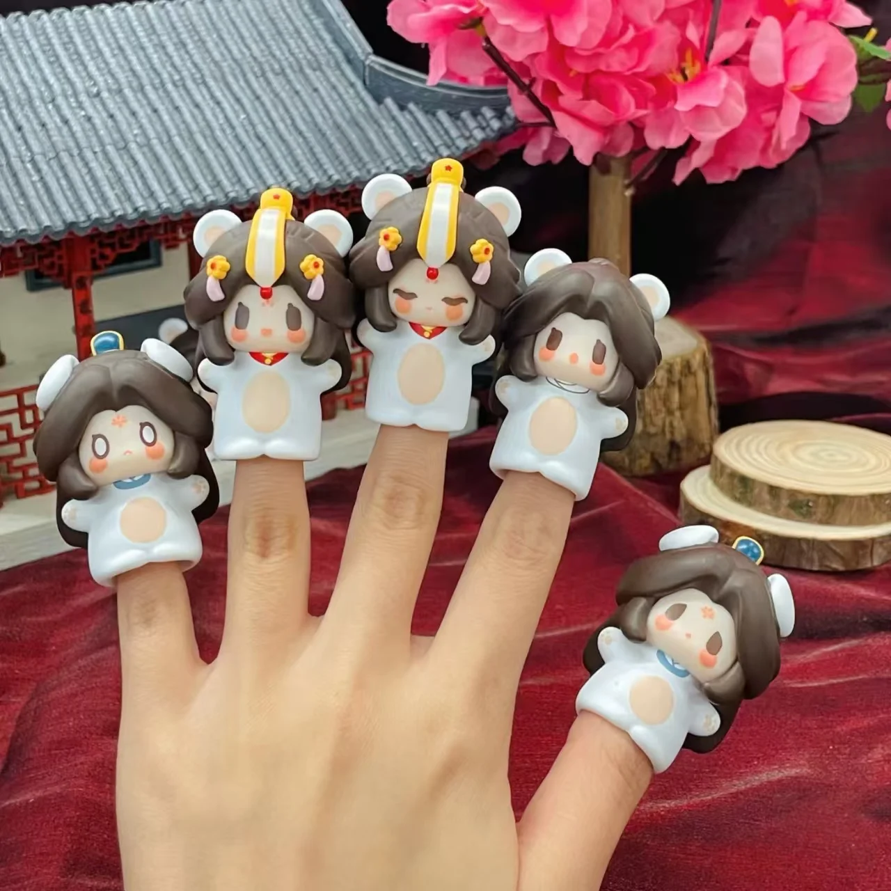 

Anime Fingertip Hua Cheng Xie Lian Cute Pet Seriesal'S Blessing Tian Guan Ci Fu Dolls Kids Gift Blind Box Genuine Heaven Offici