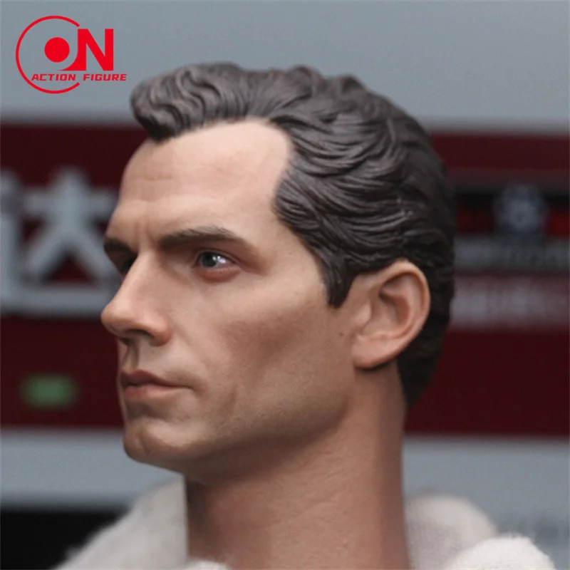 In magazzino 1/6 Henry Cavill Head Sculpture Carving With Neck England Actor Soldier per 12 "TBleague Phicen Action Figure Model Toy