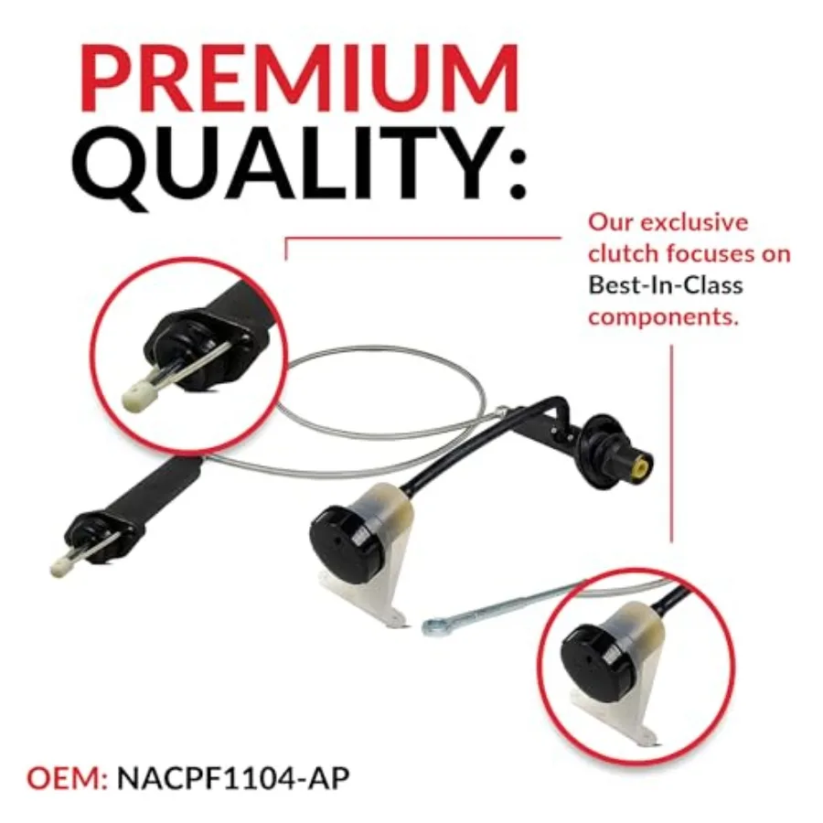 أسطوانة القابض الرئيسية والرقيق المملوءة مسبقًا مع مجموعة خط لتطبيقات الشاحنات الثقيلة بما في ذلك Ram 1500 2500 3500 Luj