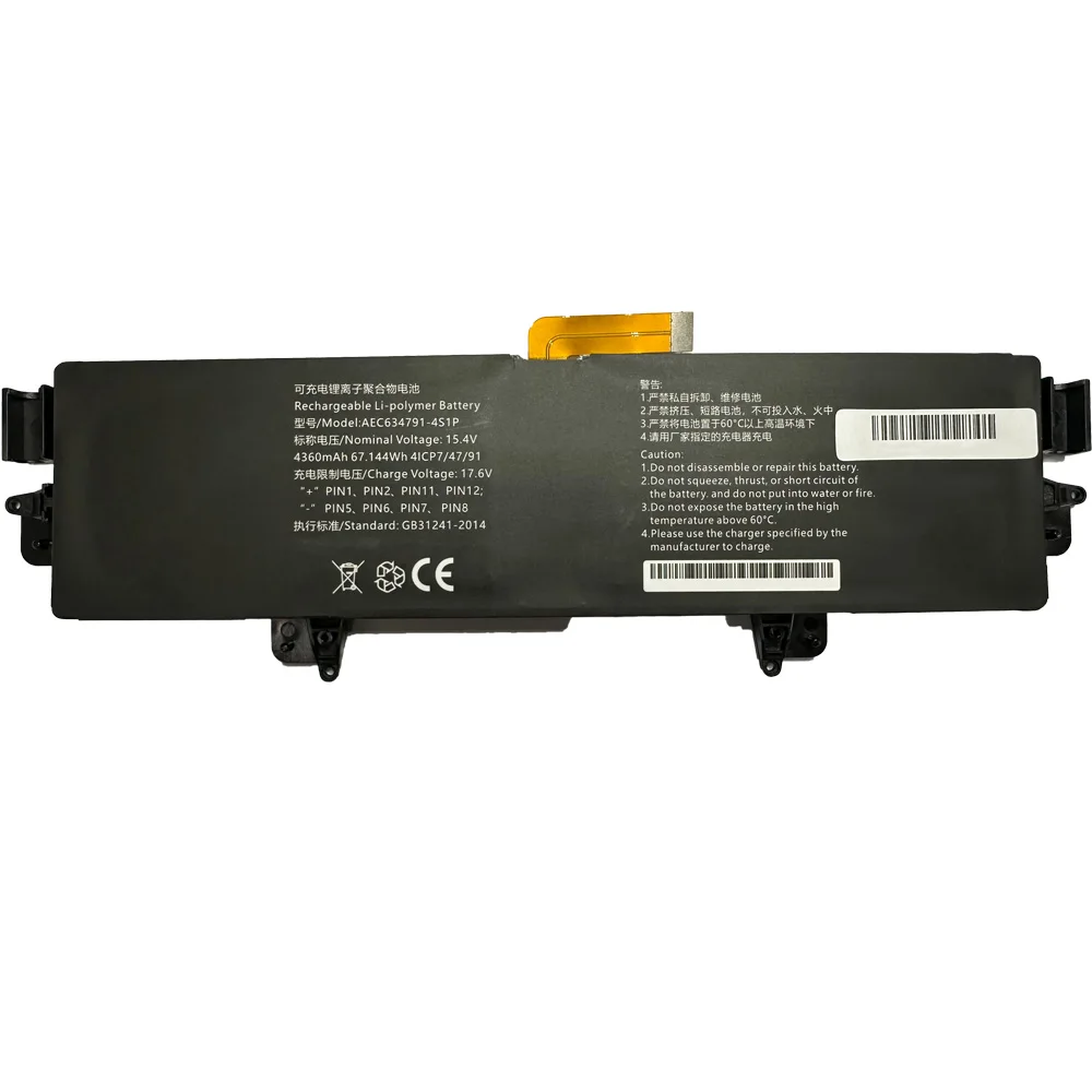 7XINbox New AEC634791-4S1P 15.4V 67.14Wh 4360mAh Laptop Battery For GPD WIN MAX 2 /Max2 2022 2023 Handheld Gaming series