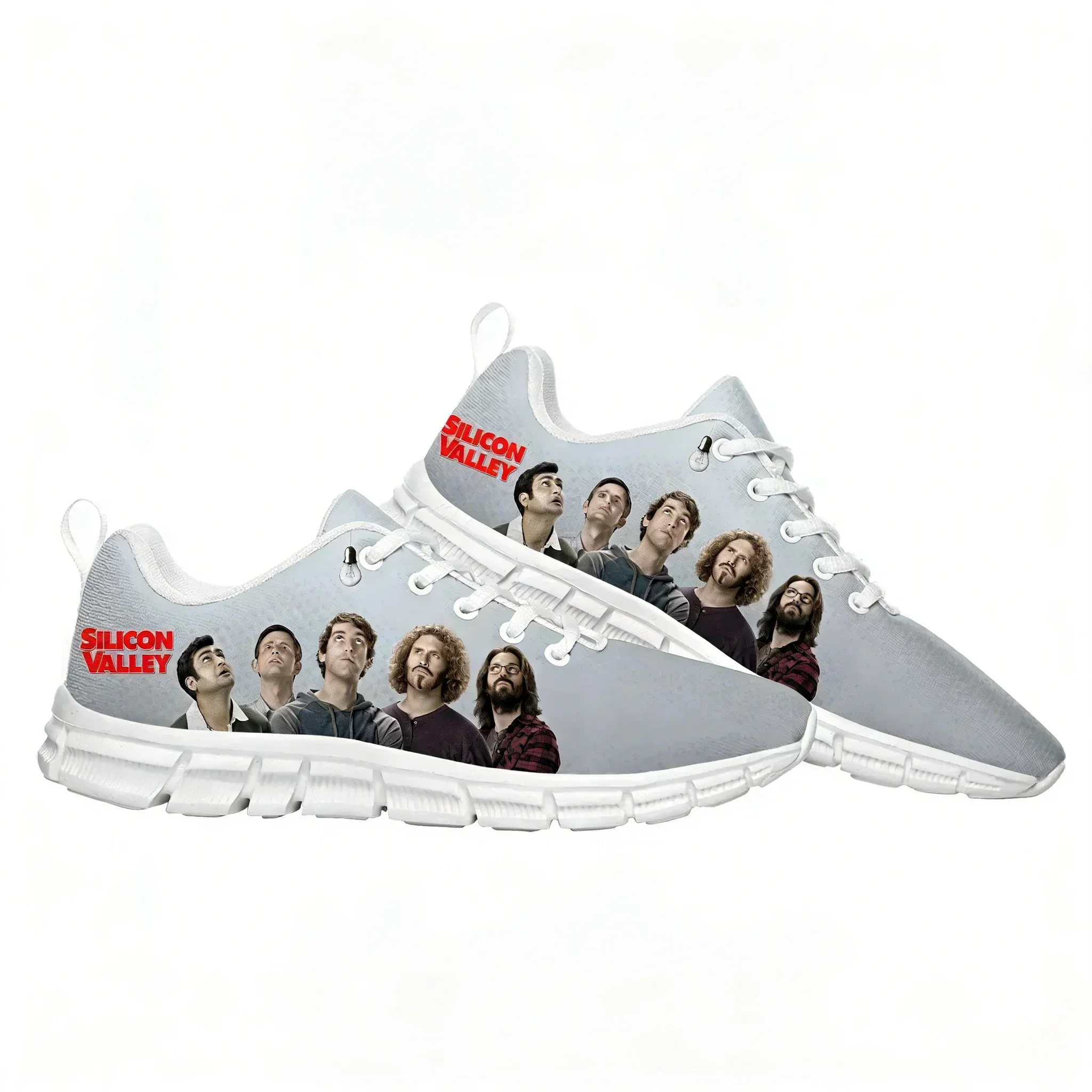 

Кроссовки из коллекции Silicon Valley TV Series: мужские и женские, повседневные, Middleditch, парные, на заказ