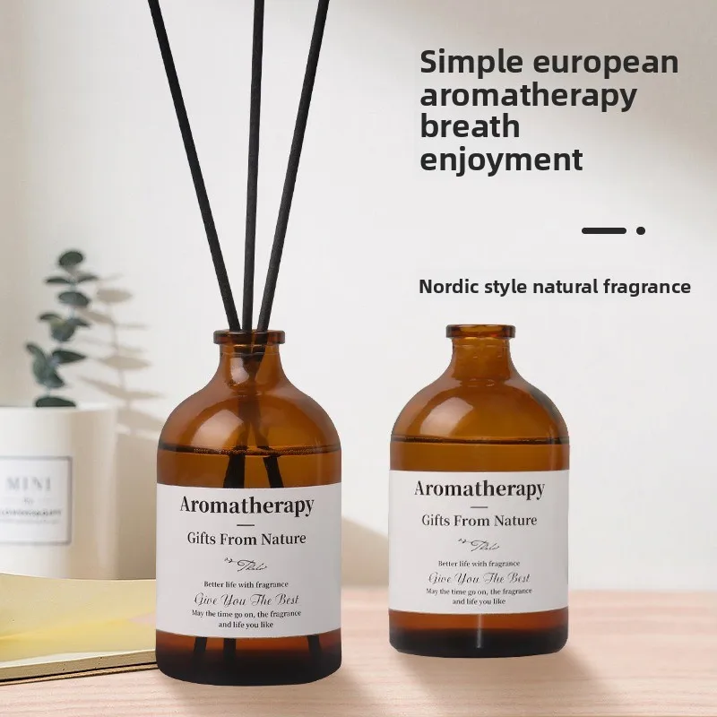 Difusor de caña sin llama nórdico: aroma duradero de 90 días para el hogar/dormitorio/baño, difusor de caña; Fragancia de aromaterapia