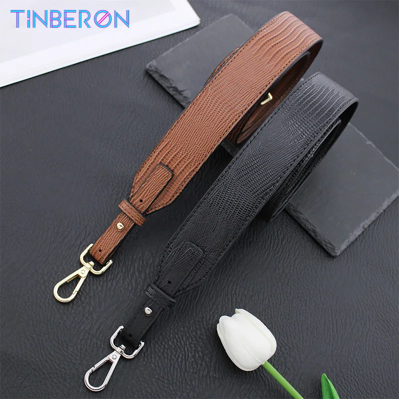 TINBERON Shoulder Strap For Luxury Bag Adjustable Leather Bag Straps Fashion Bag Accessories Shoulder Crossbody Bags Belt Strap