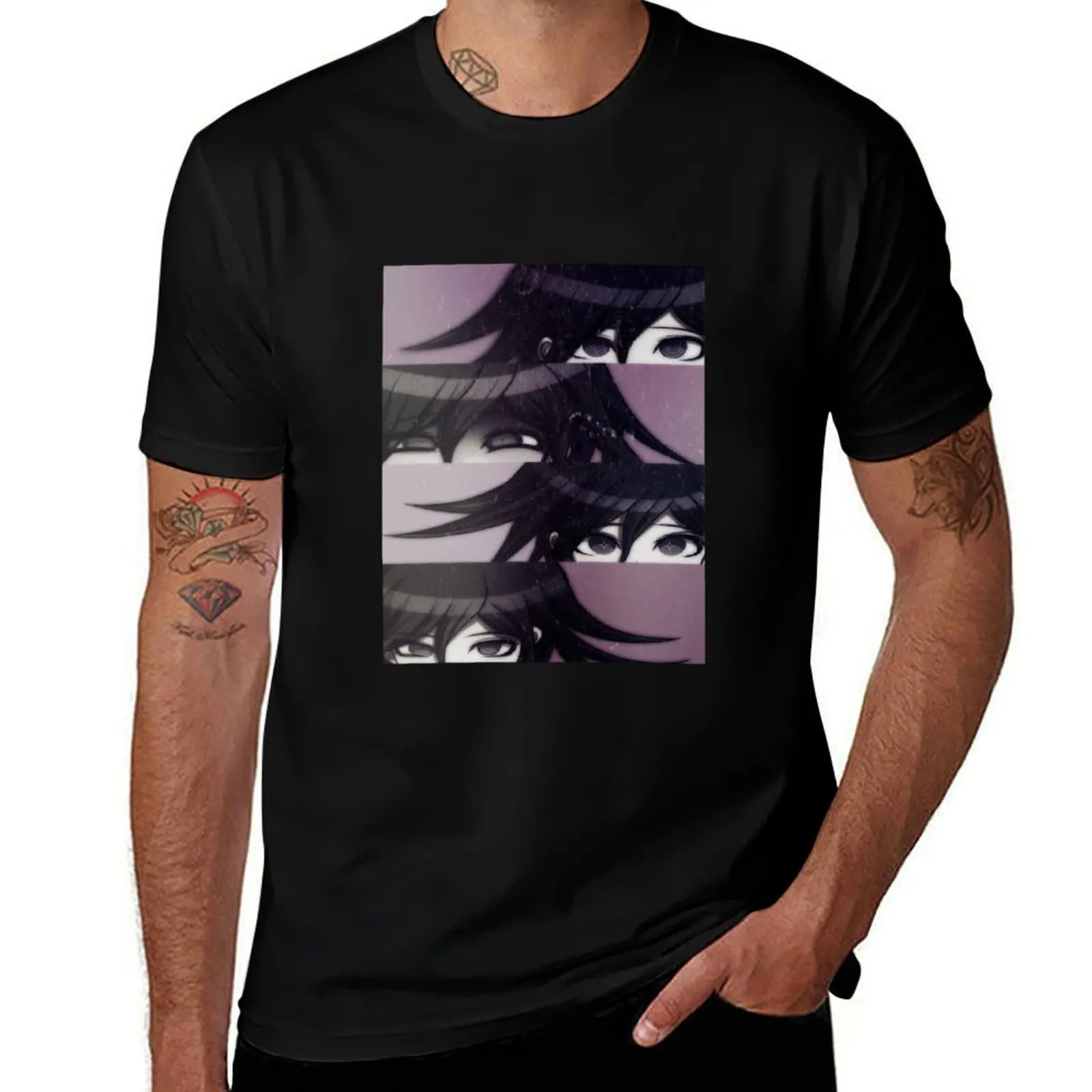 

many faces of kokichi ouma T-Shirt rapper graphic tees valentines boutique clothes customizeds mens graphic t-shirts funny