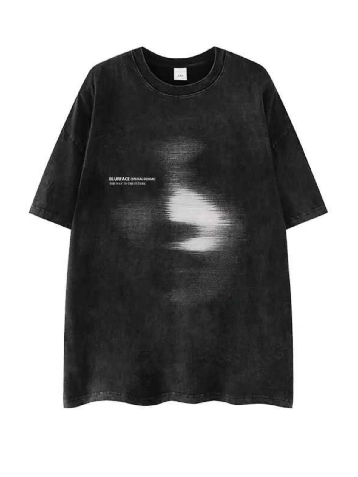 

Футболка Street Sle свободного кроя из плотного хлопка 260 г, винтажная, из чистого хлопка, с коротким рукавом, с абстрактным фан-дизайном