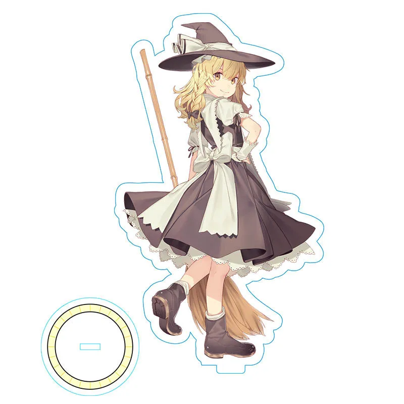 Anime Touhou Project Acrylic Stand Figure Hakurei Reimu Game Creativity Desktop Standing Decoration Model Plate  Toy Props
