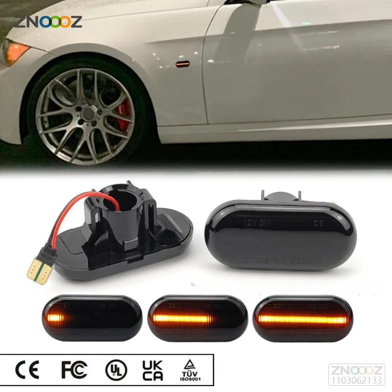 For Renault 19 21 Clio Escape Express Kangoo Laguna Master Megane Twingo Kangoo LED Side Marker Lamp Fender Turn Signal Lights