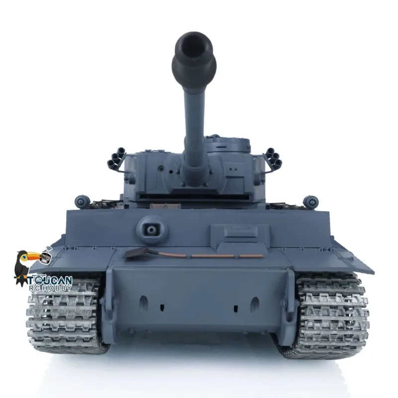 1/16 RC Tank HENG LONG 7.0 Tiger I 3818 W/ Barrel Recoil Metal Tracks Wheels IR Battle BB Airsoft Smoke Effect Cars Outdoor Toys view 4