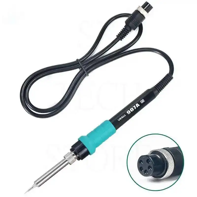 Yihua 907 Soldering Iron 6-Core Anti-Scald Silicone Cable 907A 907C 907G 907F 907I Handles for Hobbyist & Entry-Level Technician