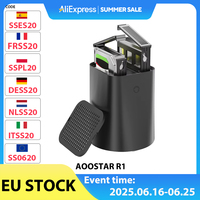 AOOSTAR R1 Mini PC NAS Router, Intel N150 4 Cores Max 3.6GHz, 16GB RAM 512GB SSD, WiFi 6, 2*USB3.0, 2*USB2.0, 2*2.5G LAN