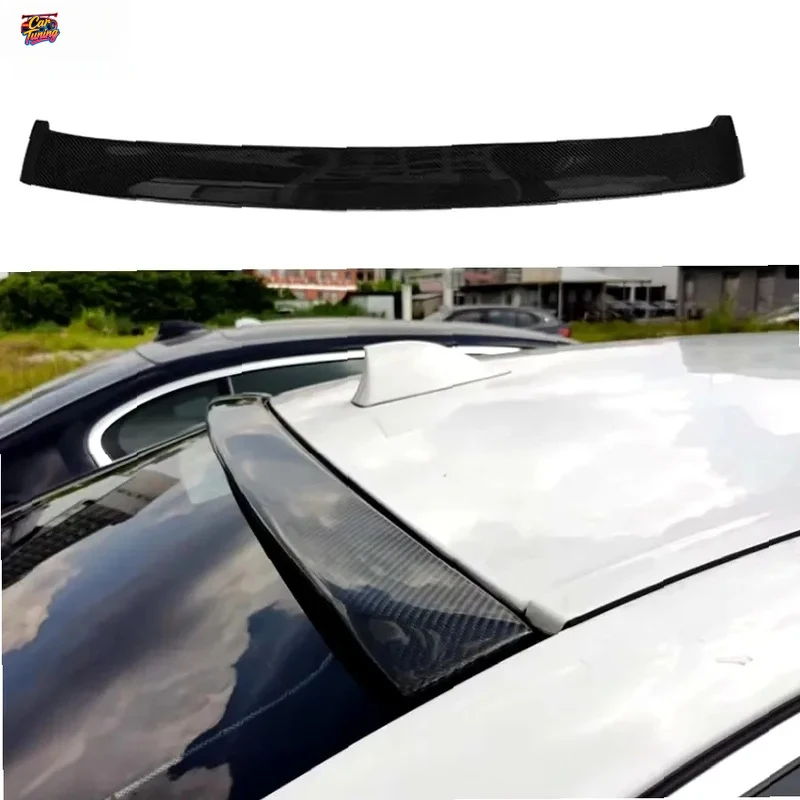 

for BMW 5 Series F10 F18 520 525 530i High Quality Rear Wing Trunk Upgrade Real Carbon Fiber Roof Spoiler