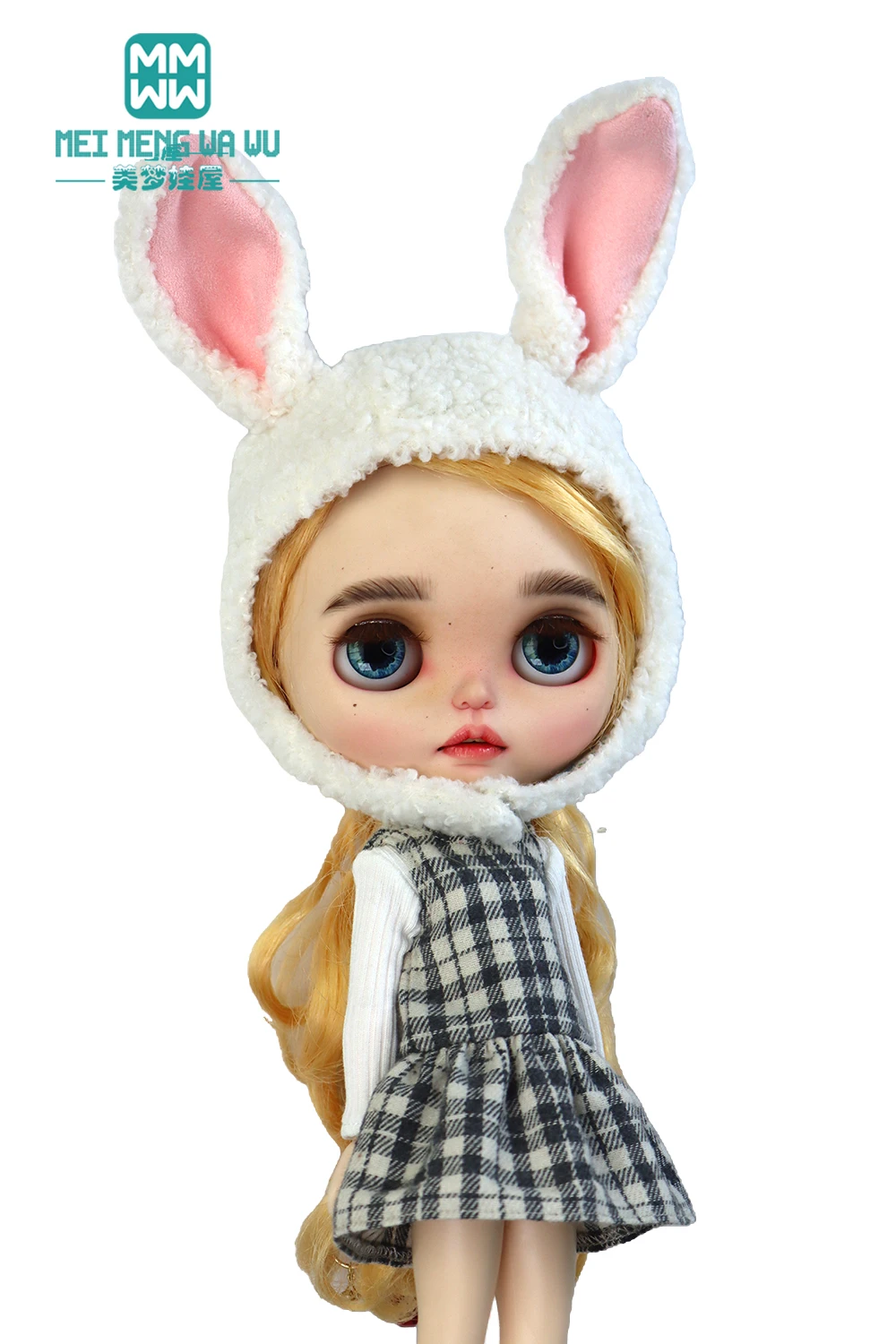 

Одежда для куклы, стильный клетчатый жилет, юбка, подходит для 28 см Blyth Azone OB22 OB24, подарок для девочки