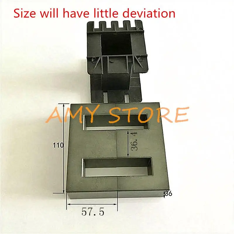 EE110 High Frequency Transformer Ferrite Magnetic Core Vertical Coil Former Bobbin Whole Set