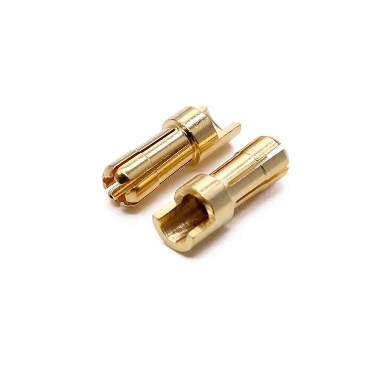 1Pair Model Aircraft Pure Copper Gold-Plated Lantern Banana Plug 2/3.5/4/5.5/6/8mm Male/Female Connectors for Motor ESC