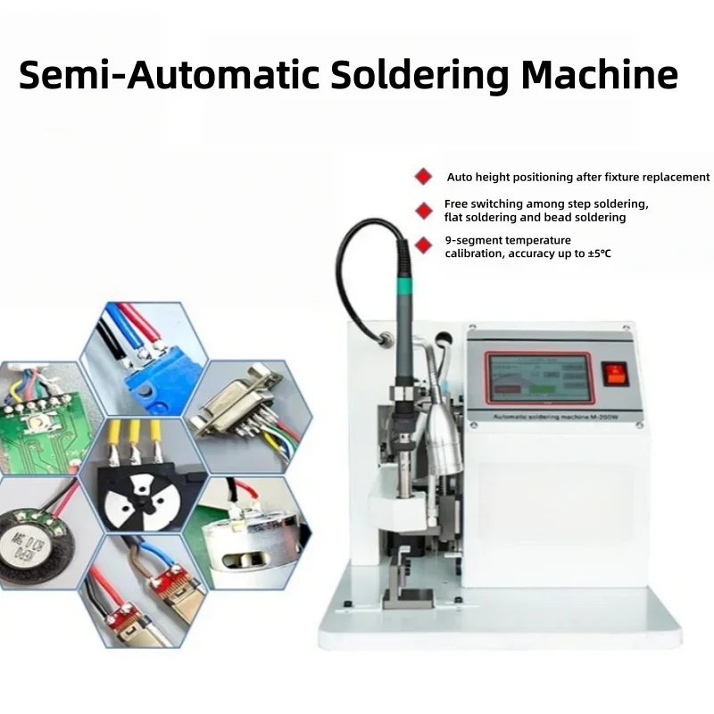 Semi-automatic Soldering Machine Automatic Feeding Tin Constant Temperature Welding Table Circuit Board Harness Welding Machine