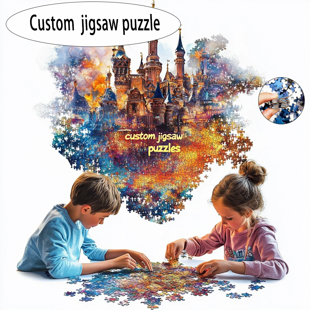 

custom Puzzle 35/300/500/1000 Pieces Game Jigsaw Puzzle Custom a unique gift for yourself and your family