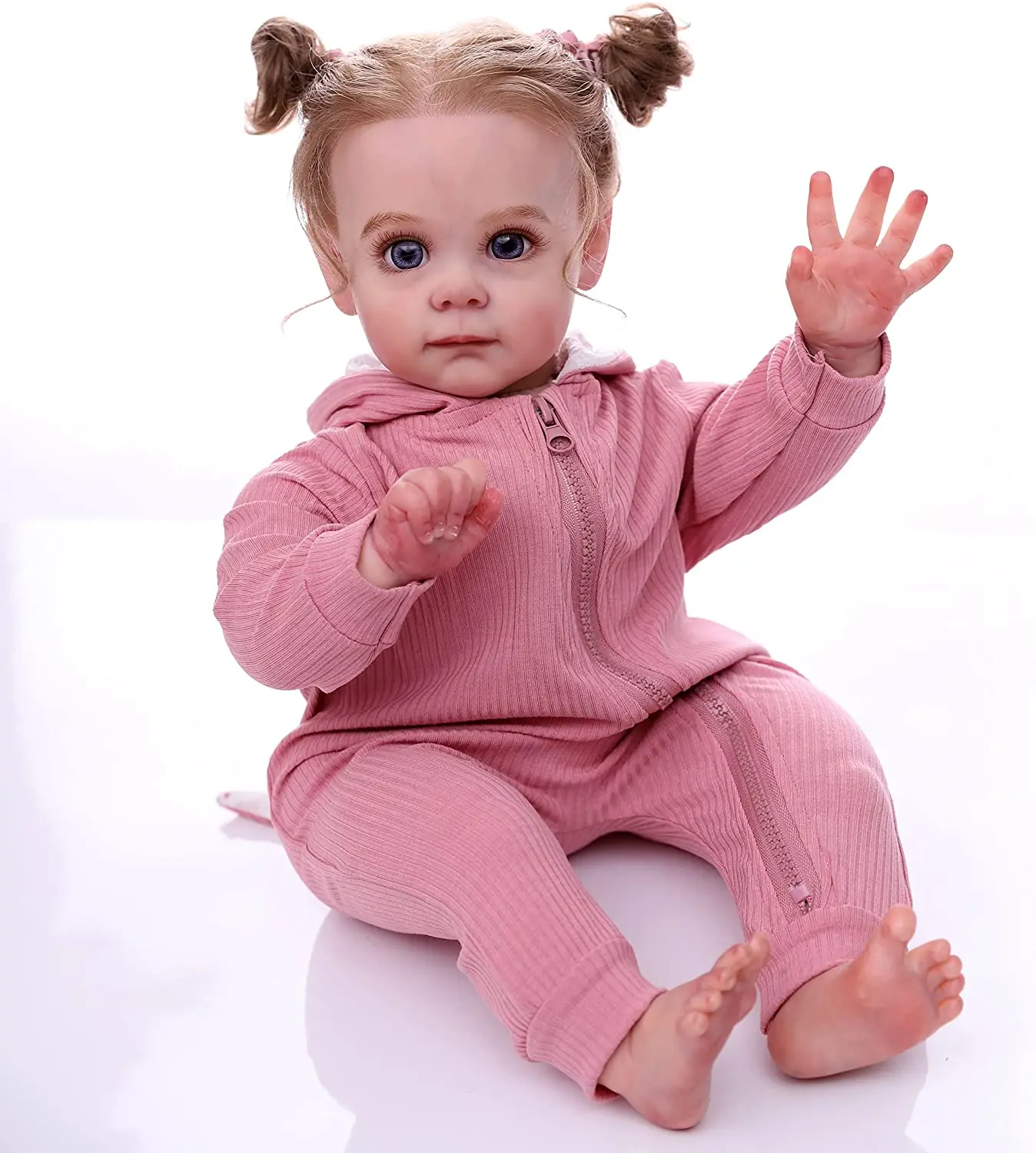 

55 Cm/22 Inches Lifelike Reborn Baby Doll Girl Simulated Realistic Doll Gift for Collectors And Fans