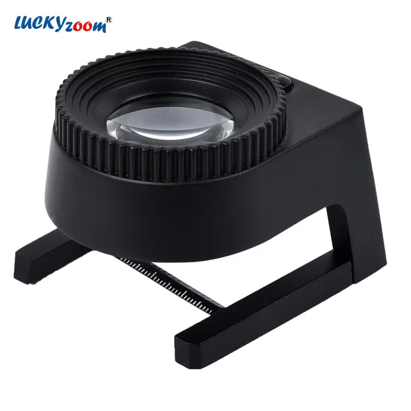 

Black 15X Scale Magnifying Glass Table 3 LED Lamp Illuminated Magnifier Loupe Dual Optical Glass Printing Cloth Jewelry Lupa