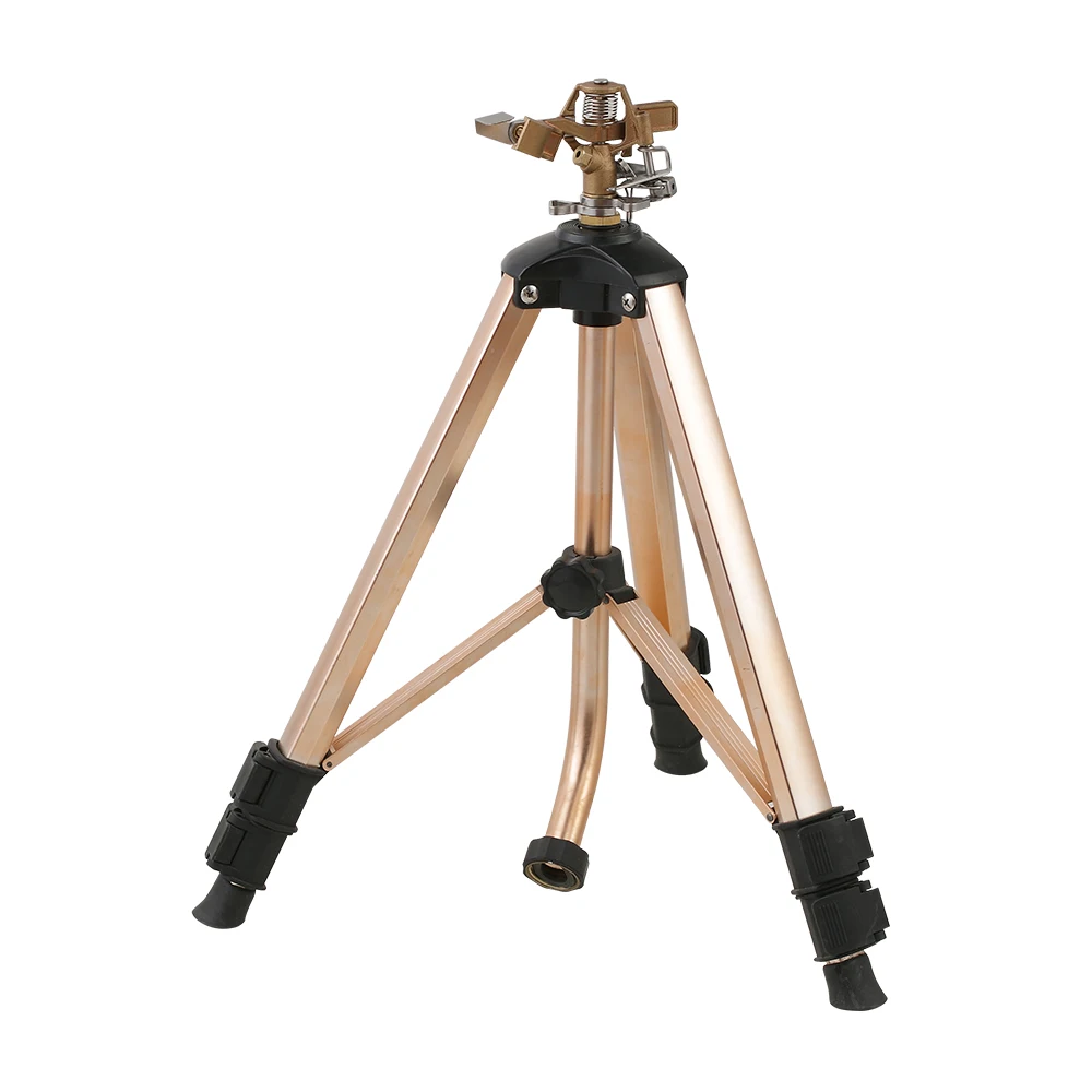 Hot Selling Long Range Vortex Rain  Water Sprinkler with Brass Telescopic Tripod for Agriculture